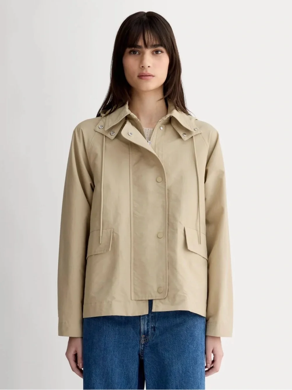 NWT Everlane The Short Anorak Jacket - Large - Picture 1 of 6